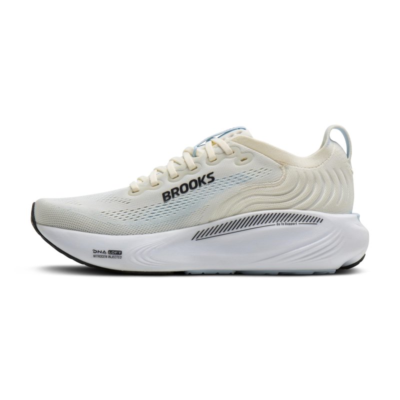 Brooks Women’s Adrenaline GTS 25 Supportive Running & Walking Shoe - Star White/Nantucket/Chrome - 11 Medium