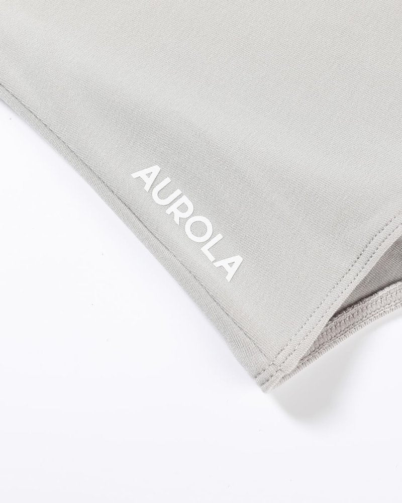AUROLA Everyday Square Neck Bodysuits,Going Out Short Sleeve Double Lined Stretchy Shirt Tops,Coconut Milk,S