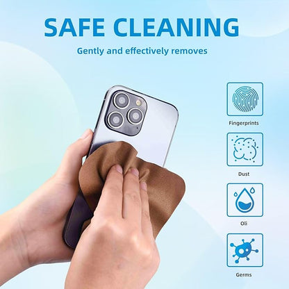 15 Pcs Glasses Cleaning Cloth Cleaner Wipes