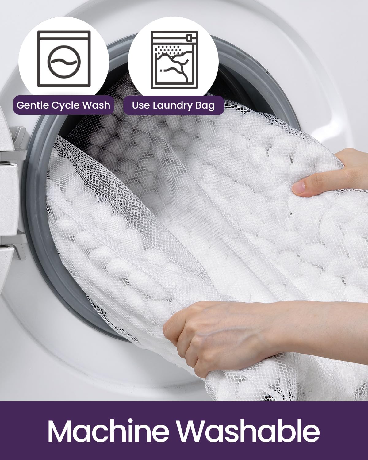 DEXI Bathroom Rugs 17x30, Non Slip Washable Bath Mat, Luxury Chenille Super Absorbent Ultra Thick Bathmats for Shower Floor, Plush Fluffy Shaggy Carpet for Tub, White