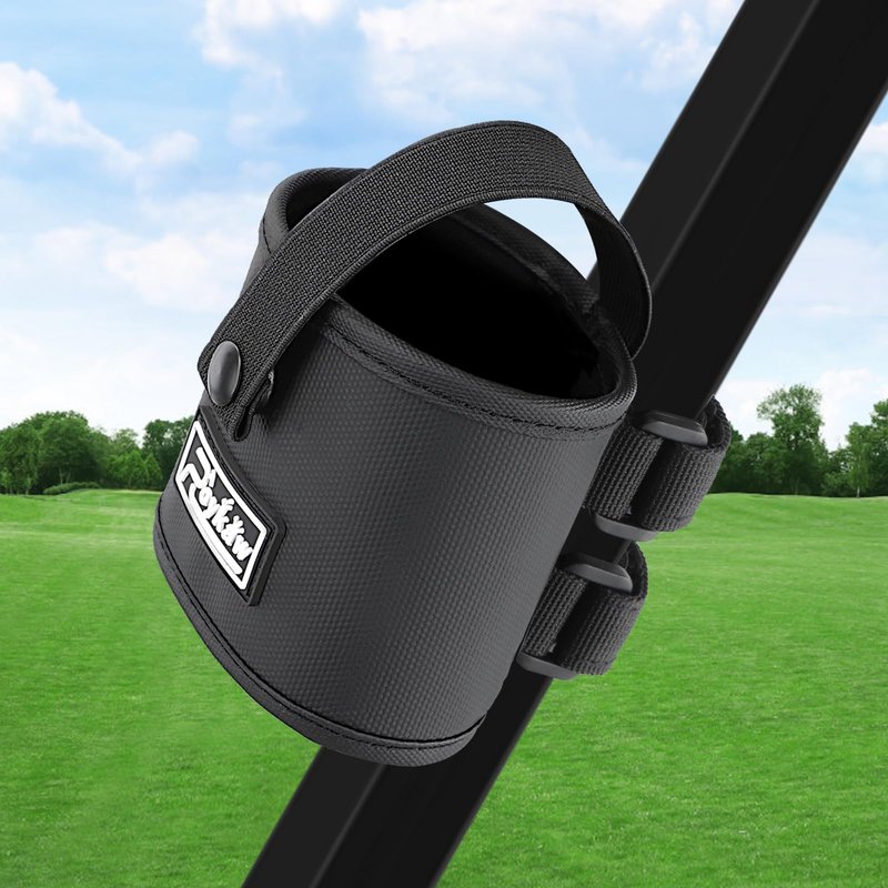 Roykaw Golf Range Finder Pouch Holder, No Nailed Required Range Finder Mount for All Major Rangefinder, Golf Carts & Push Carts, Ideal for Small Items