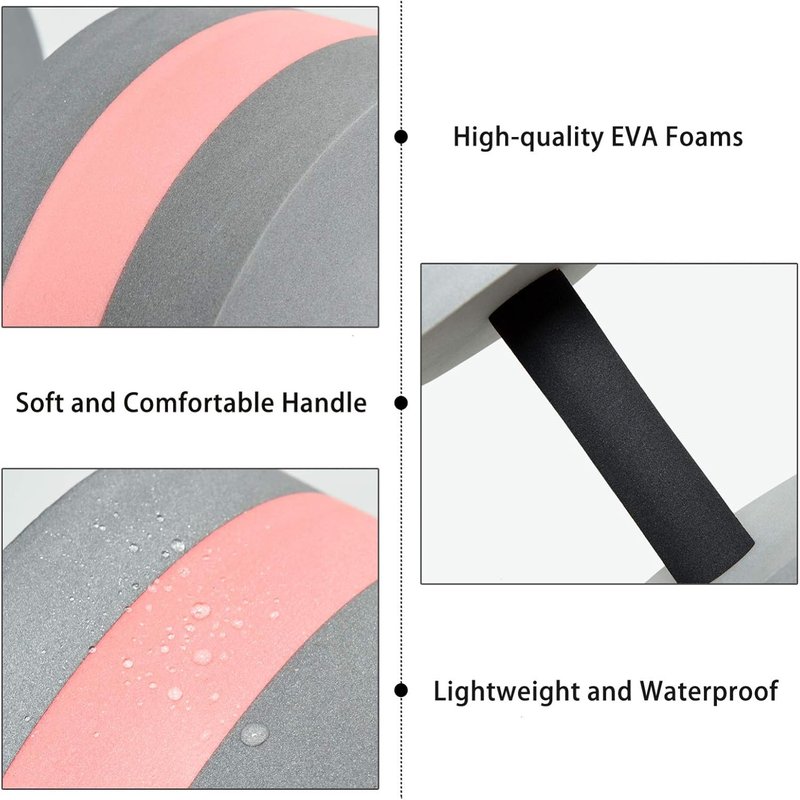Water Dumbbells Set of 2 - High-Density EVA Foam for Pool Resistance Training | Ideal for Water Aerobics