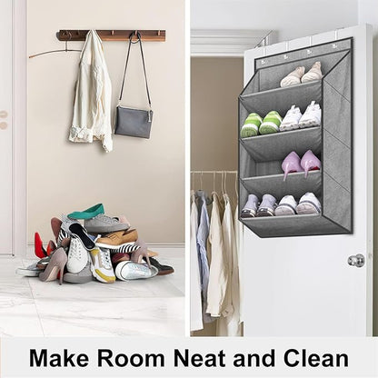 SLEEPING LAMB Over the Door Shoe Organizer
