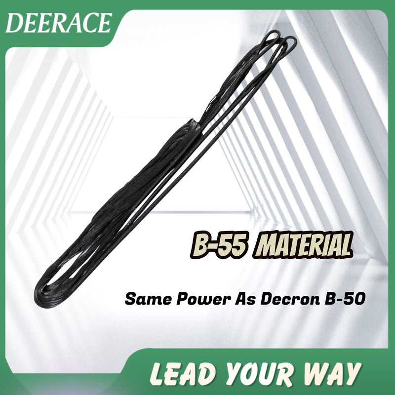 DEERACE Traditional Recurve Bow String, AMO 48"-70" 12,14,16 Strands Dacron Bow String Replacement for Recurve/Long/Horse Bow (AMO 66” (Actual Length 62”), 14 Strands (Recommended for up to 50 lbs))