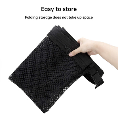 Kaskawise Car Ceiling Cargo Net Pocket,31"x21" Adjustable Double-Layer Mesh SUV Roof Organizer Long Trip Ceiling Storage Net,Car Camping Cargo Net for SUV,Van Life Accessories