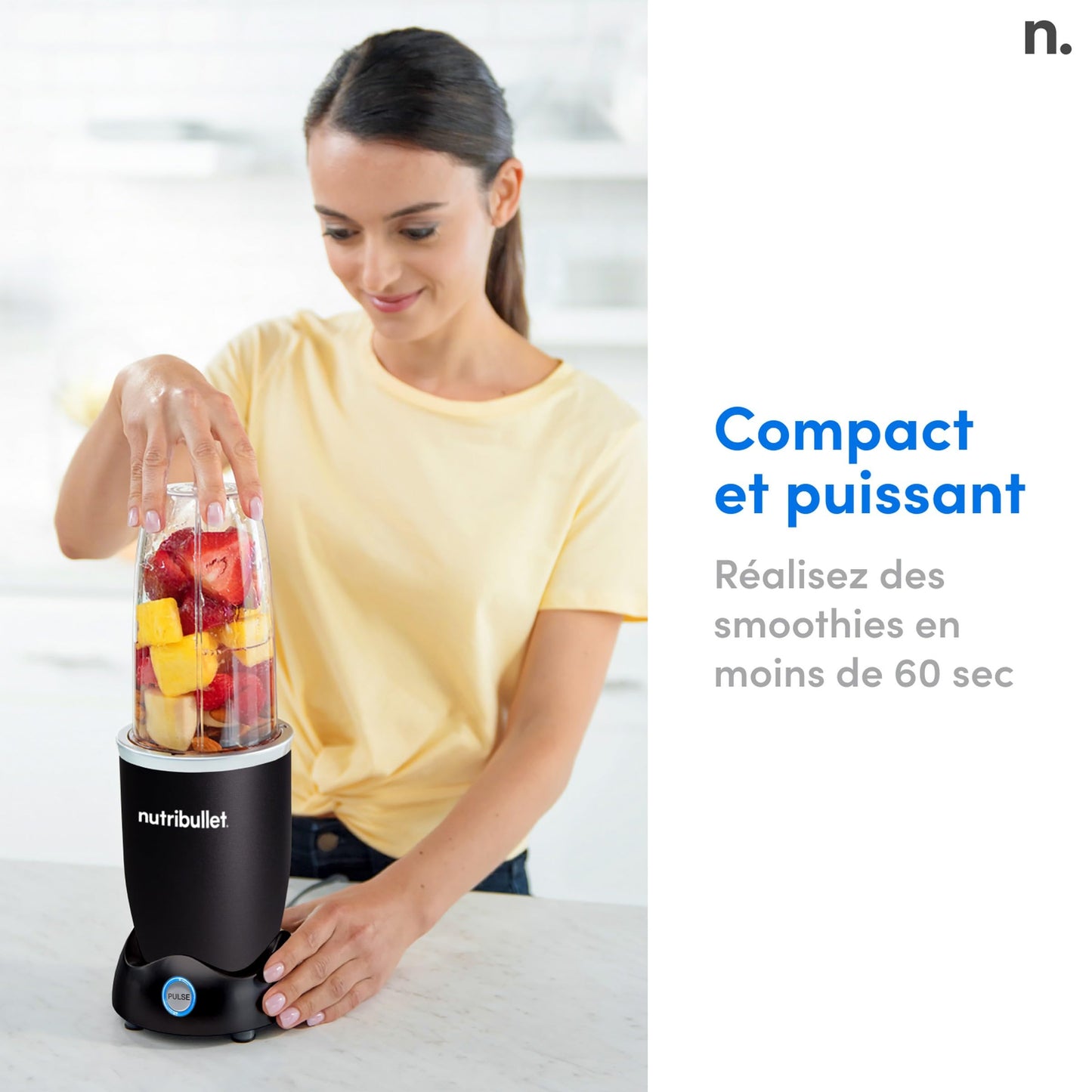 nutribullet® Pro+ 1200 Watt Personal Blender with Pulse Function SKU – Matte Black