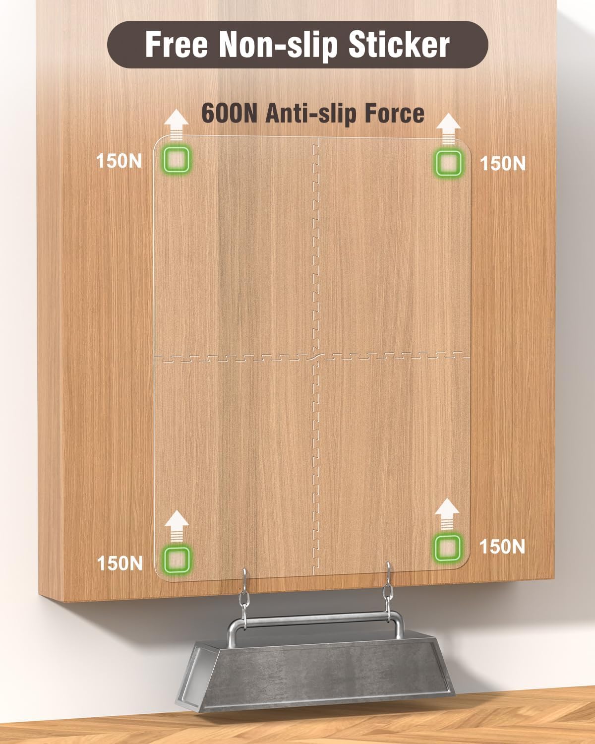 Blvornl Innovative Puzzle Chair Mat for Hardwood Floor, 36"*48" Hard Material Chair Mat, Heavy Duty Computer Chair Pad for Rolling Chairs, Desk Floor Rug for Office and Home