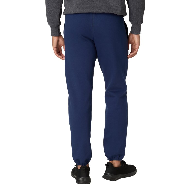 Hanes Men's Ultimate Cotton Pant, Navy, Large