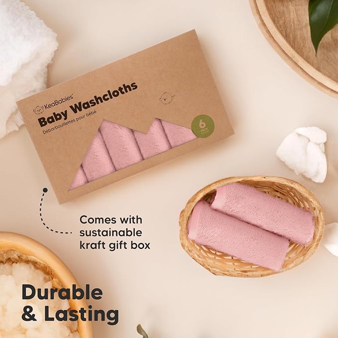 6-Pack Baby Washcloths