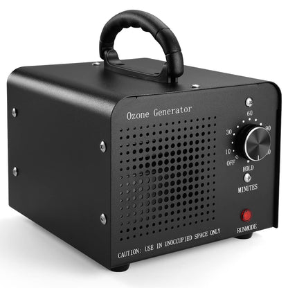 Medvoe 0zone Generator 30000mg - O3 Air Purifier for Home & Car, Ozone Machine Odor Removal for Smoke & Pet (Black)