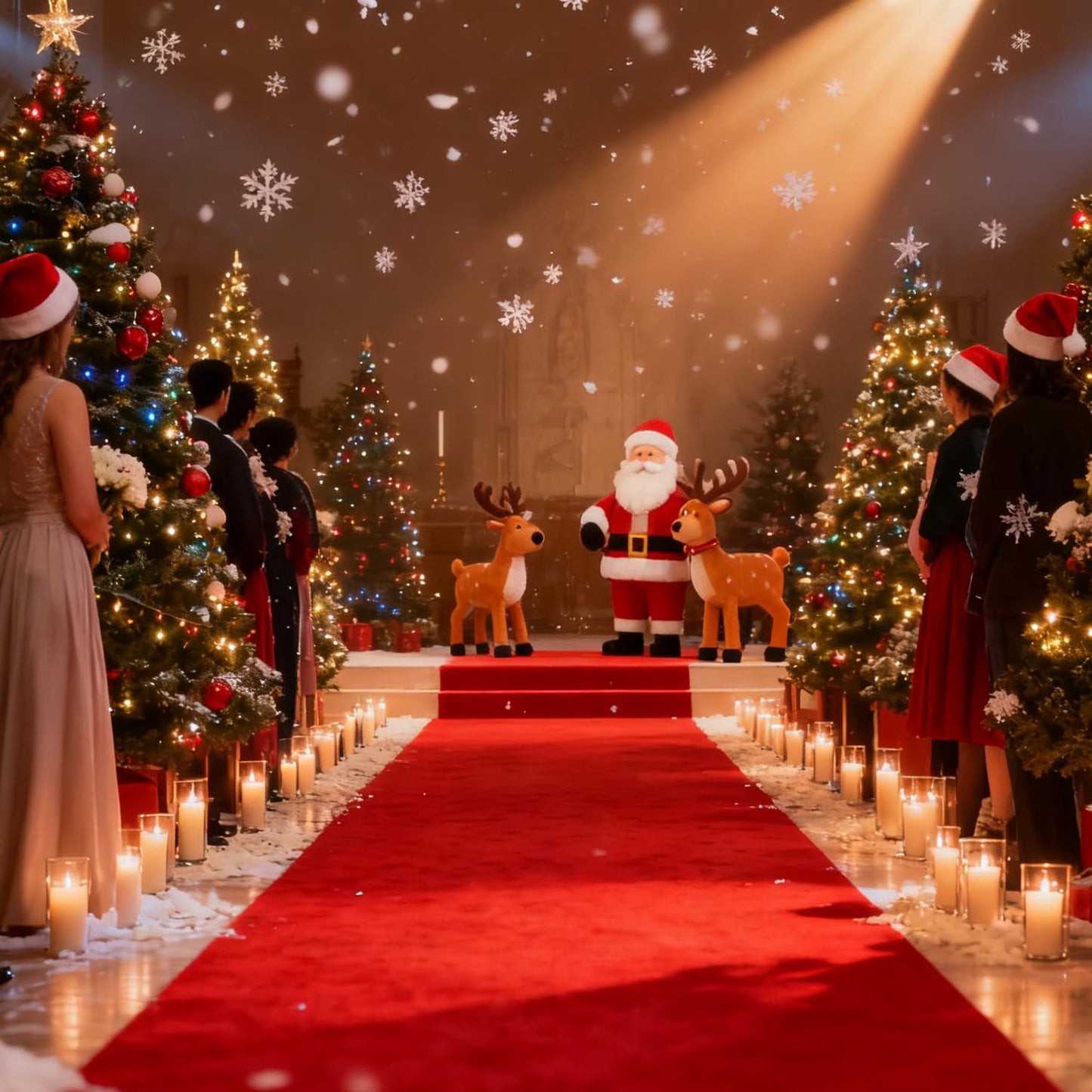 450GSM, 3ft x 20ft Red Carpet Runner for Party, Reusable TPR Non-Slip Backed Red Rug with Anti Slip for Wedding, Christmas, Indoor/Outdoor