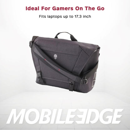 Mobile Edge Elite Messenger Bag, Specifically Designed for Alienware Area 51m Gaming Laptops 17"