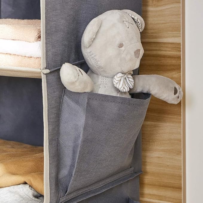 YOUDENOVA Hanging Closet Organizer, 6-Shelf Closet Hanging Storage Shelves