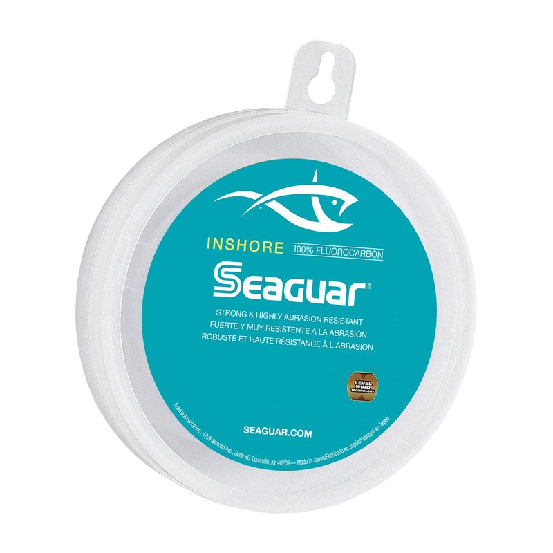 Seaguar Inshore 100% Fluorocarbon Fishing Line 15lbs, 100yds Break Strength/Length - 15IS100