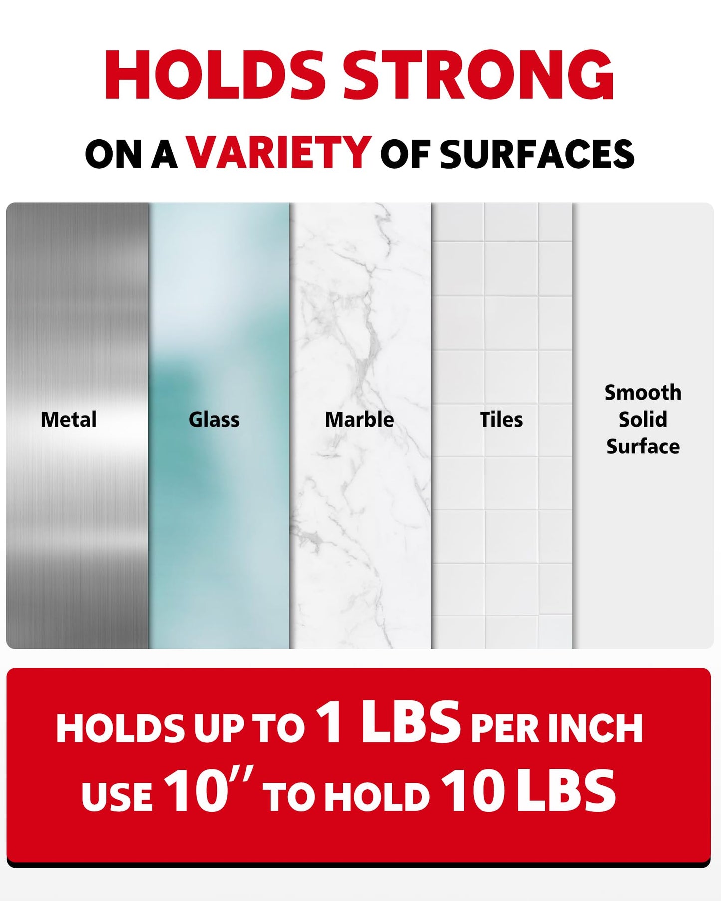 HitLights Double Sided Tape Heavy Duty, 1/2 in x 50 ft, Adhesive Mounting Tape Waterproof, Strong Double Stick Foam Tape for Walls Poster Automotive Outdoor Home (Pack of 1)