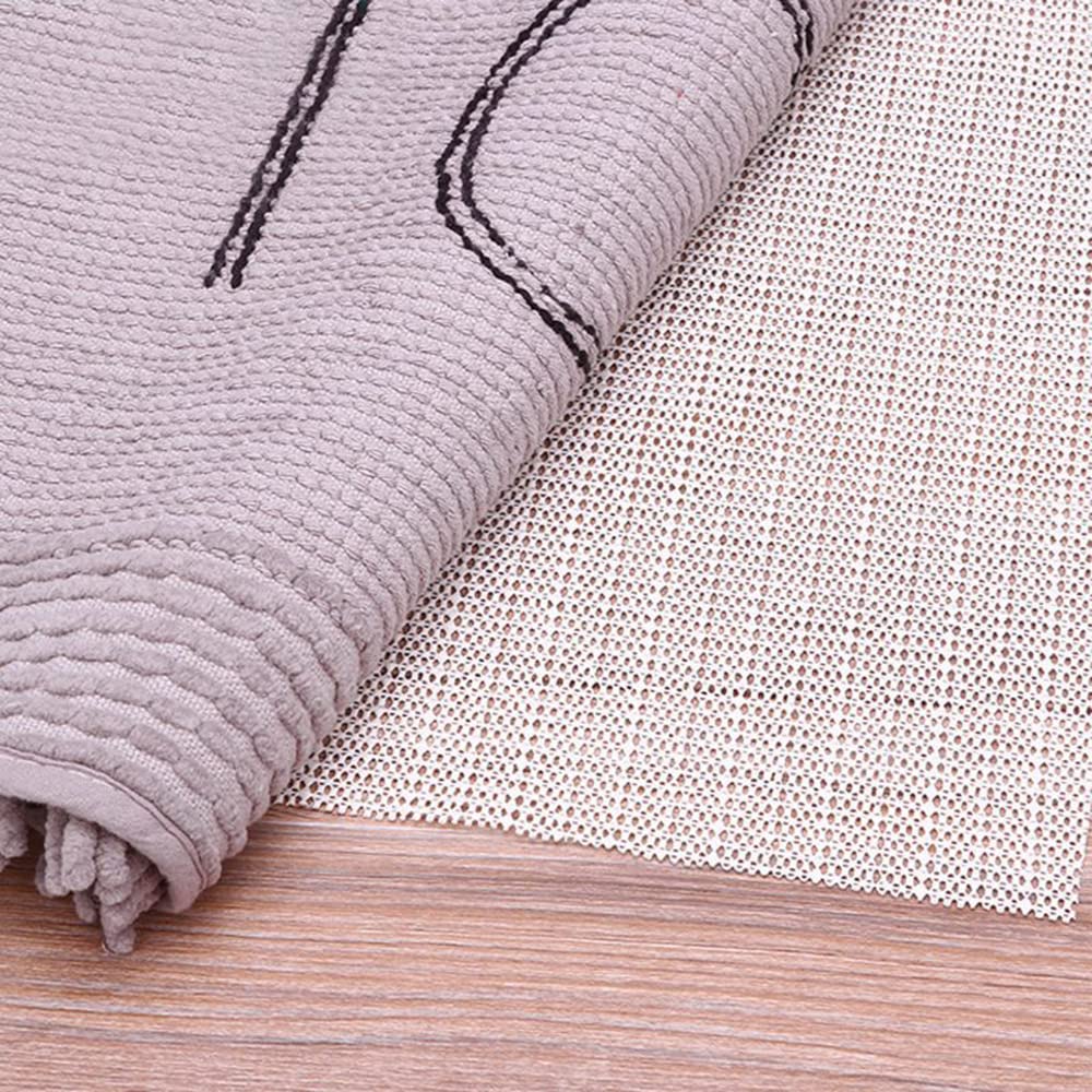 TopHomer Non Slip Area Rug Pad Gripper Slip-Stop Super Grip Cushioned Non-Slip Rug Pad for Beds, Sofas, Bay Windows, Carpets, Dining Tables(Black, 40cmx60cm)