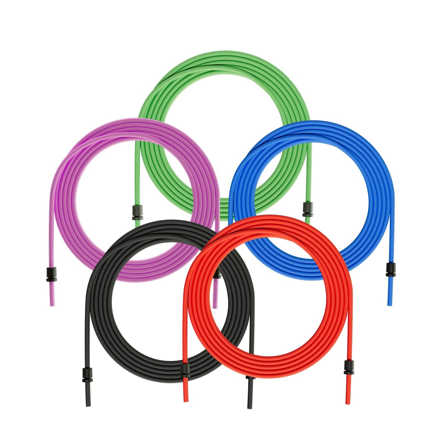 Mogold Premium Quality Jump Rope for Women Men (Beginners), 8~11ft Range Length Adjustable Skipping Ropes with Ball Bearings and Silicone Handles, Suitable for Boxing, Cardio, Crossfit Workout