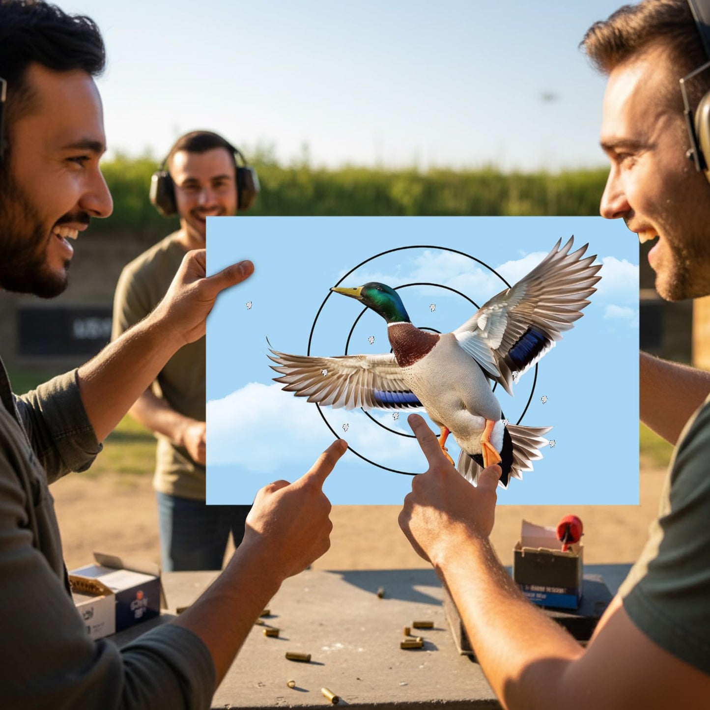 Chivertion 50 Sheets Turkey Duck Paper Targets for Shooting 12 x 18 Inch Photo Realistic Game Animal Targets to Pattern Fun Hunting Accessory for Practice(Turkey)