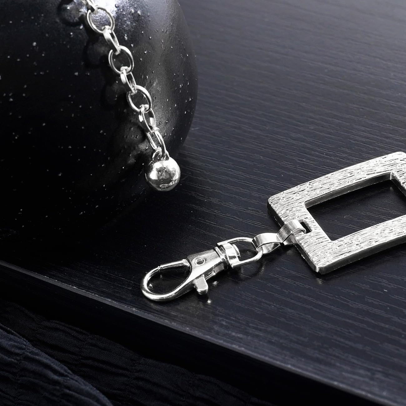Liutufy Waist Chain for Women Adjustable Boho Metal Belt for Dresses (Square Silver-L)