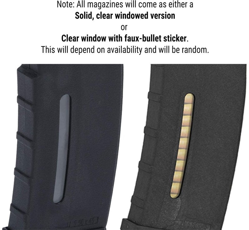 Evike Airsoft - BAMF 30rd Polymer MilSim Mag for M4-Style Series Airsoft AEGs (Color: Tan/Single Mag)