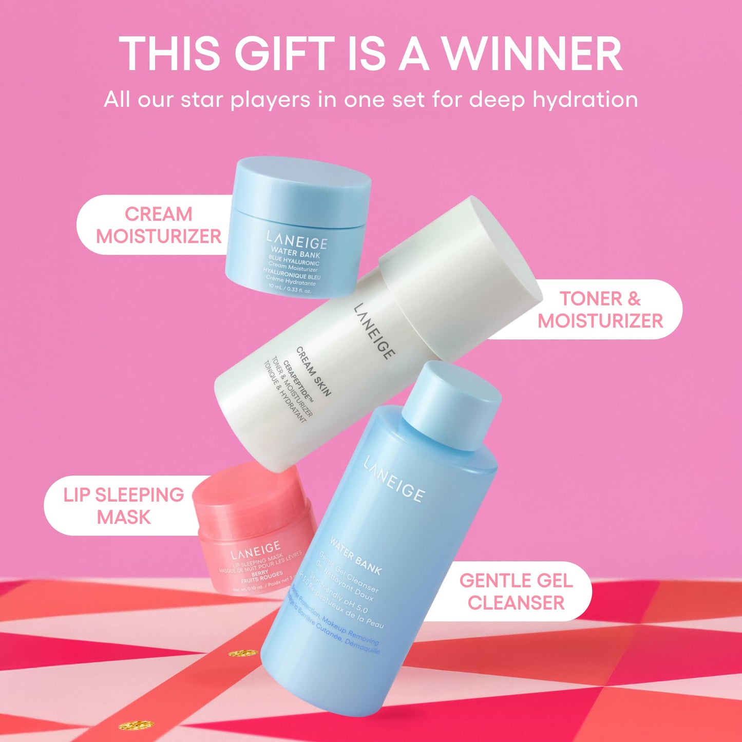 LANEIGE Lip Sleeping Mask: Nourish, Hydrate, Vitamin C, Murumuru & Shea Butter, Antioxidants, Flaky, Dry Lips