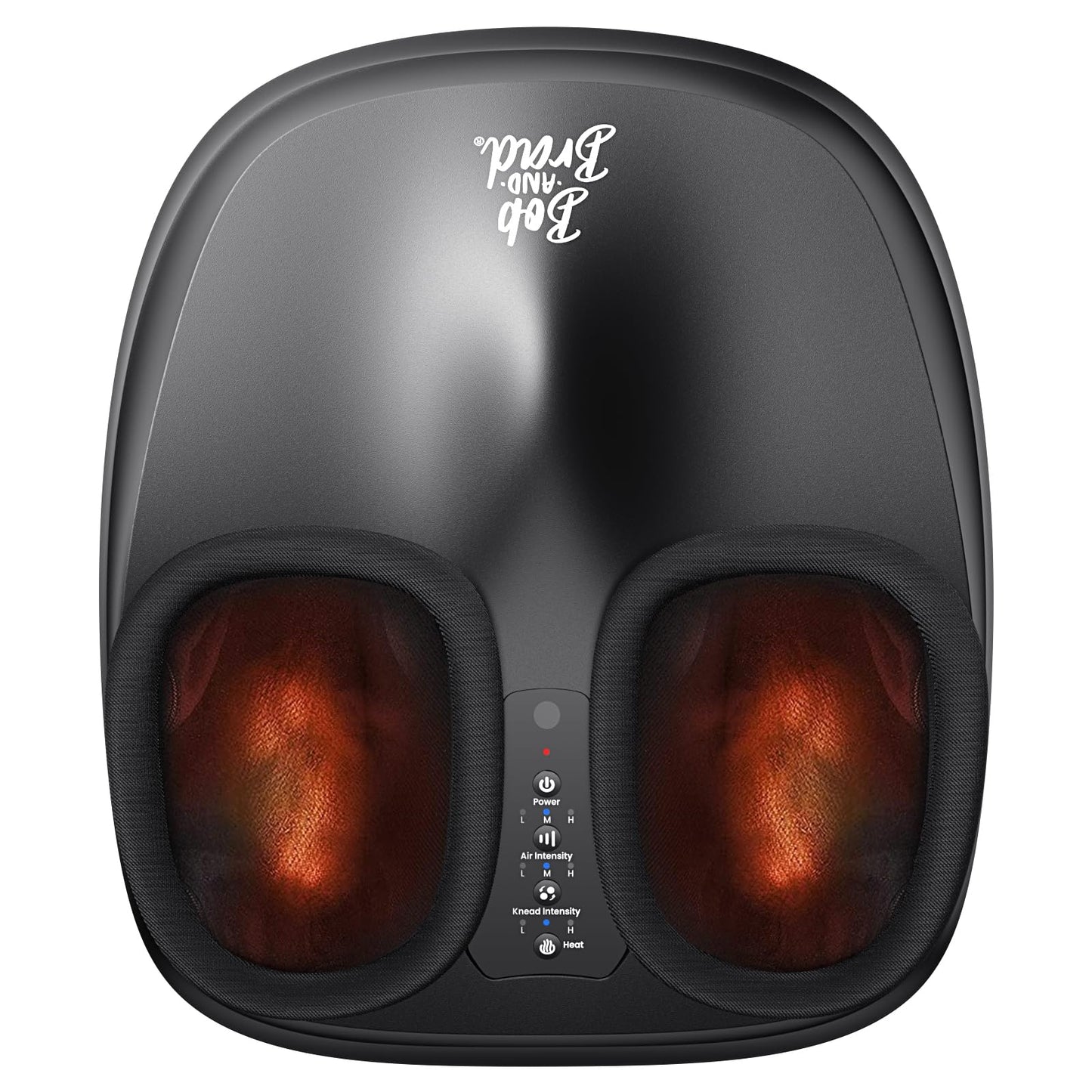BOB AND BRAD Foot Massager with Heat and Remote, Shiatsu Deep Kneading Electric Feet Massager Machine for Plantar Fasciitis, Men Size 12