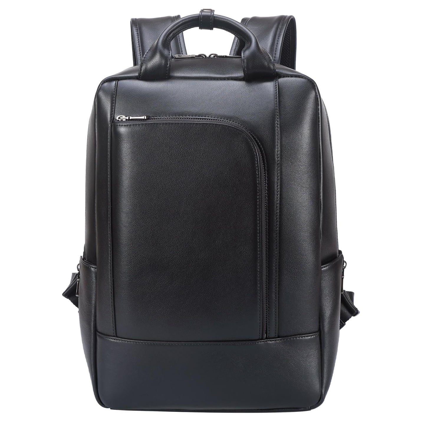 TIDING Genuine Leather 15.6 Inch Laptop Business Backpack for Men & Women, Professional Work Casual Daypack Waterproof Travel Outdoor Bag