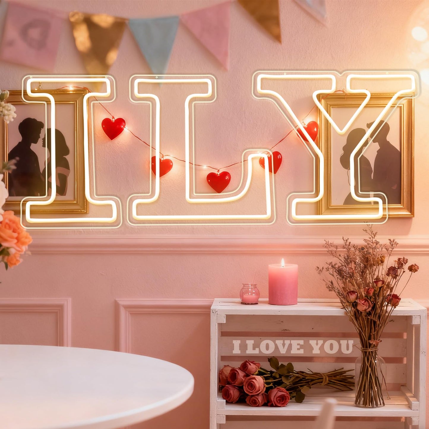 RumonZS Light Up Letters I LED Letters Lights Neon Sign 26 Alphabet 11.4"Decorative Lighted Alphabet for Wedding Party Birthday Bar Christmas Home Decor Letter Lights (Warm White)