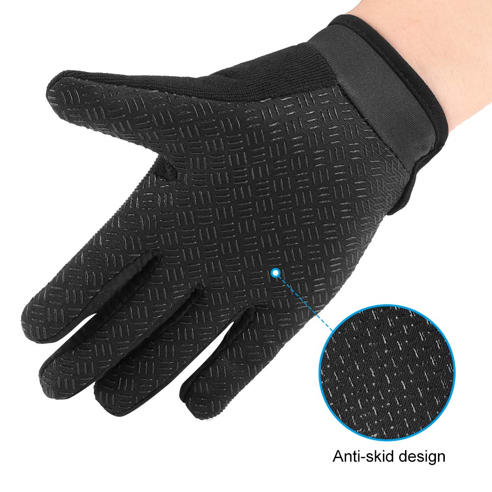 Accmor Kids Cycling Gloves, Kids Fishing Gloves, 4-10 Years Boys Girls Kids Sport Gloves, Breathable Non-Slip Full Finger Gloves for Child Cycling Climbing Riding Biking Outdoor Sports