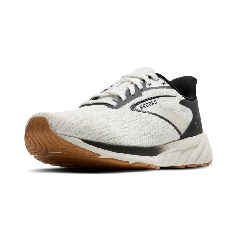 Brooks Women’s Anthem 7 Neutral Running Shoe - White/Black/Tan - 10 Medium