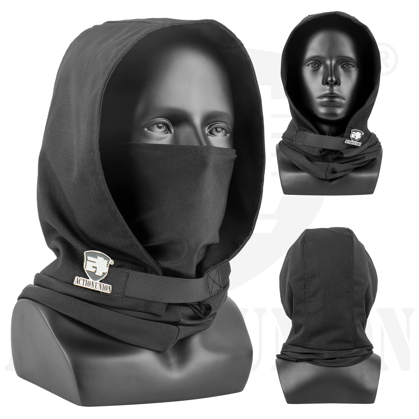 ACTIONUNION Airsoft Mask Full Face Skull Balaclava Face Mask Men Skeleton Mask Tactical Protective Paintball Mask Halloween Cosplay Costume