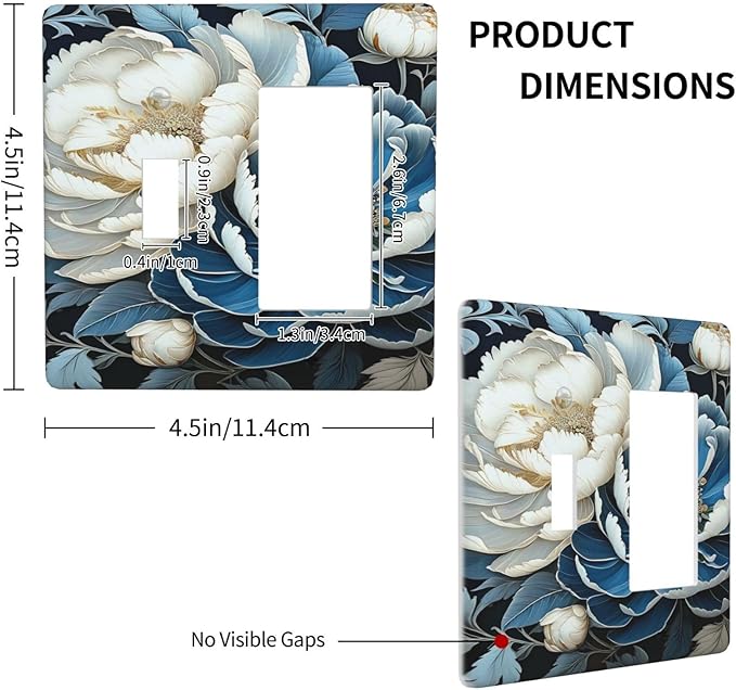 Floral Art, Peonies, Botanical Illustration, Digital Painting, Large Flowers, Intricate Details, White Peony, Blue Peony