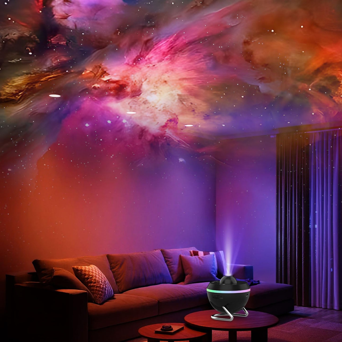 Galaxy Projector for Bedroom, 13 in 1 Planetarium Projector with Meteor Effect, LED Space Galaxy Lamp, Night Lights Room Decor for Kids Adults Birthdays Christmas Gifts
