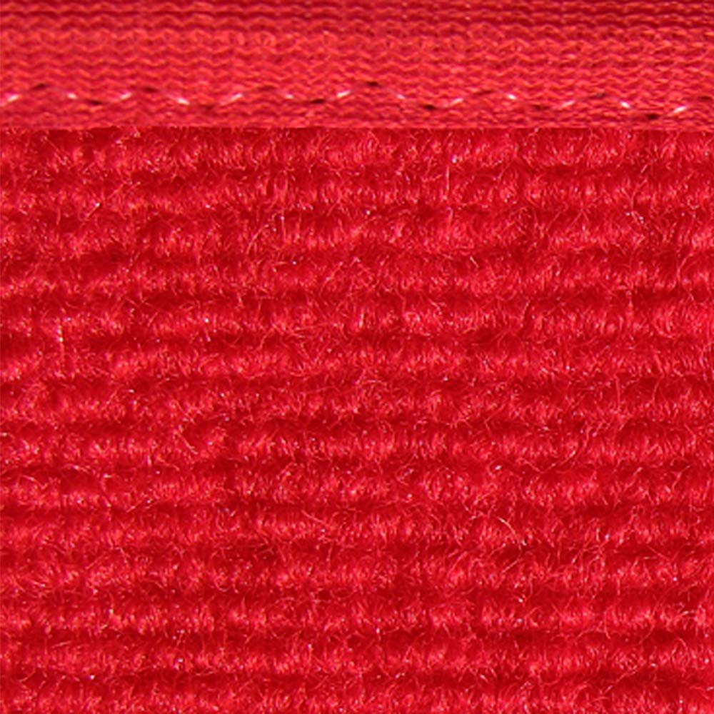 House, Home and More Red Carpet Aisle Runner (3 Ft x 10 Ft) - Real Indoor/Outdoor Event Rug, Slip-Resistant Rubber Backing, Bound Edges, Low Pile - for Weddings, Proms, Hollywood Parties & Ceremonies