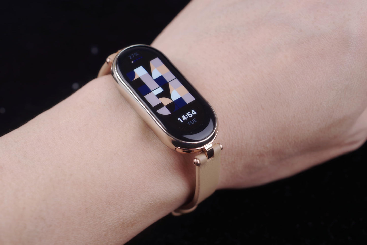 MIJOBS Strap for Xiaomi Mi Band 10/9/8 Genuine Leather Replacement Straps for Mi Fit Band 9 Breathable SmartWatch Straps Wristband Bracelet