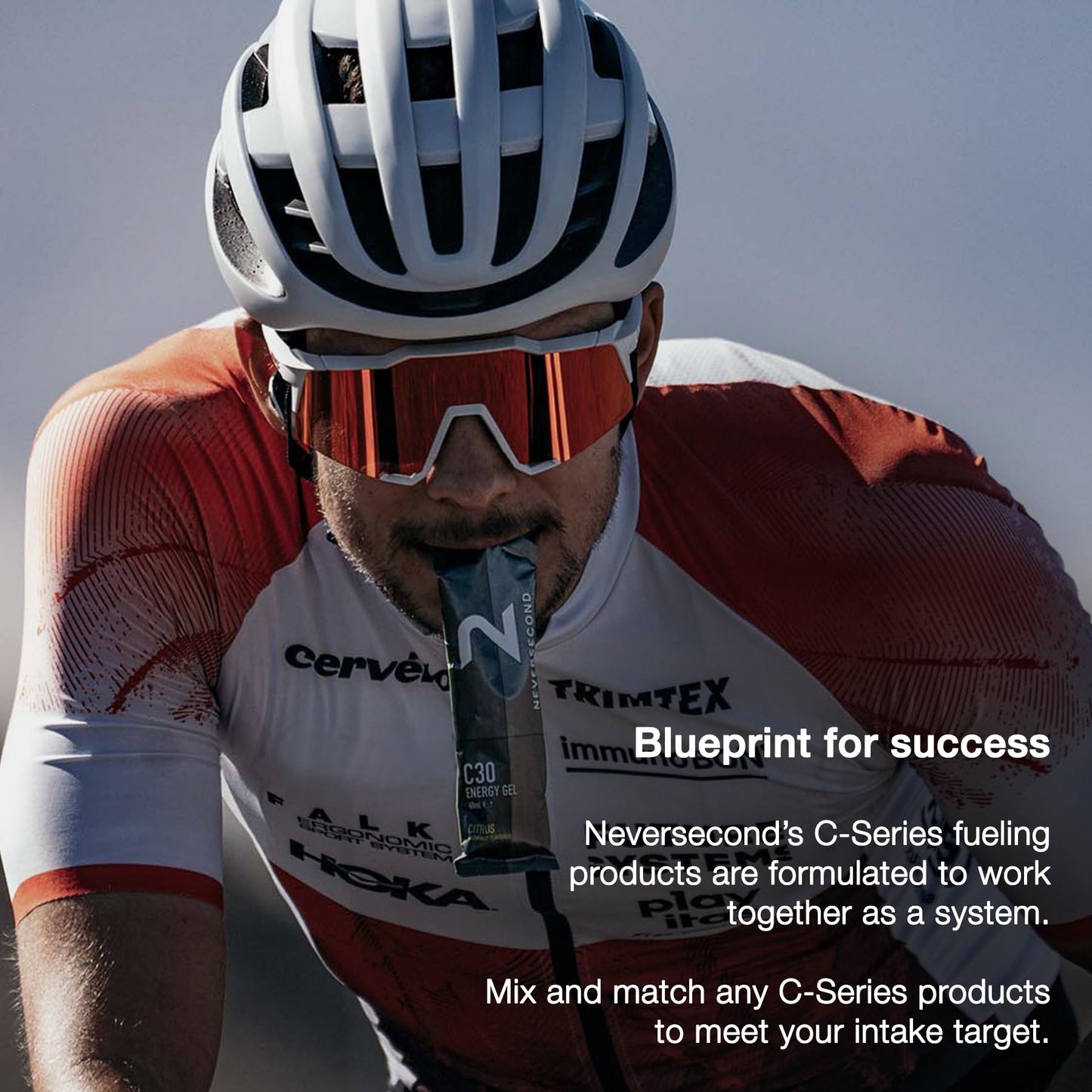 Neversecond C30 Energy Gel, Performance Nutrition & Hydration, Never2 Energy Gel for Triathlons, Cycling & Marathons (Orange Flavor, 12-Count Pack)