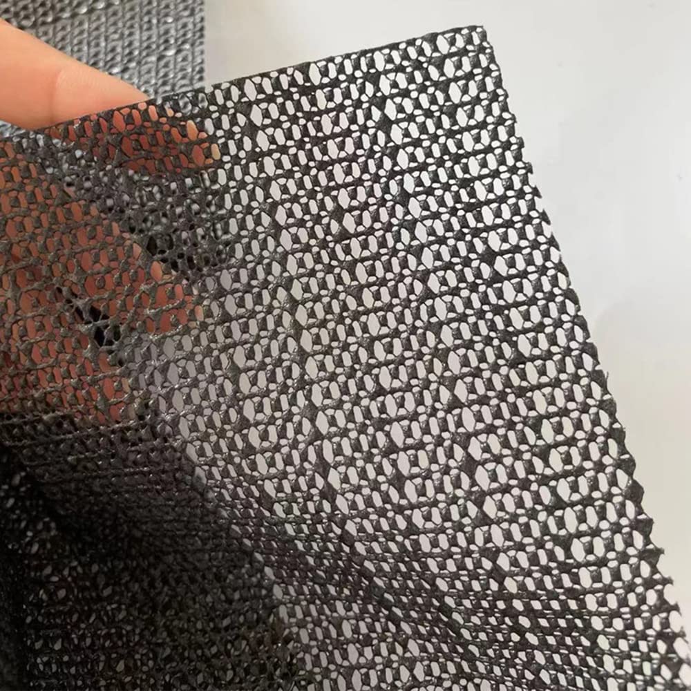 TopHomer Non Slip Area Rug Pad Gripper Slip-Stop Super Grip Cushioned Non-Slip Rug Pad for Beds, Sofas, Bay Windows, Carpets, Dining Tables(Black, 40cmx60cm)