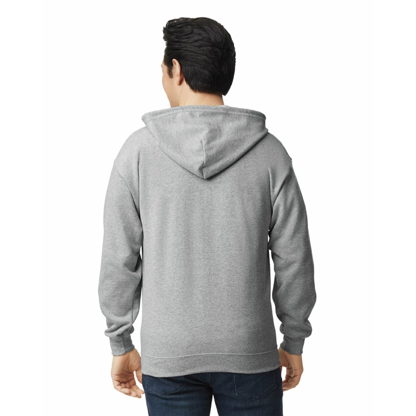 Gildan Adult Fleece Zip Hoodie Sweatshirt, Style G18600, Multipack, Sport Grey (1-pack), 3X-Large