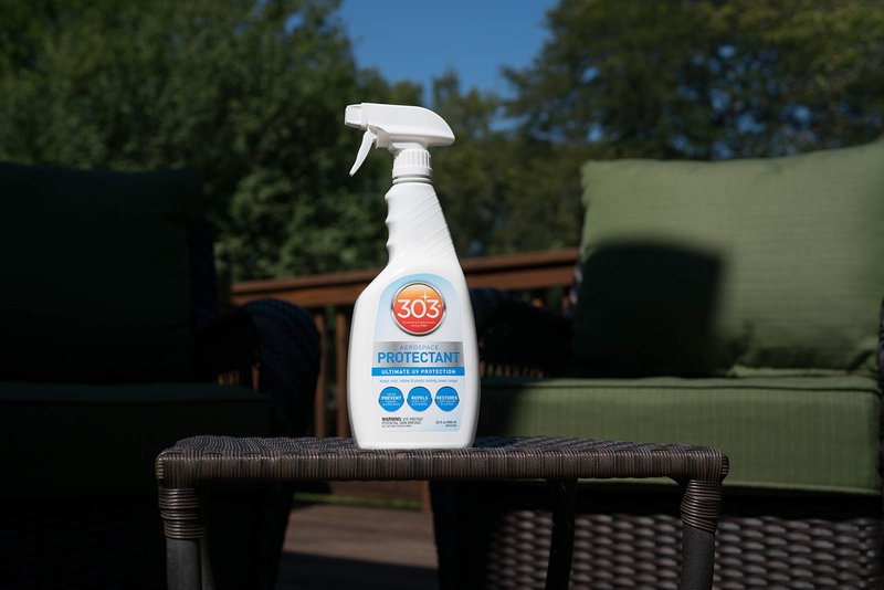 303 Products Aerospace Protectant Spray, UV Protection for Outdoor Surfaces – Protects Vinyl, Plastic & Rubber, Repels Dust & Dirt, Matte Finish, 32 oz
