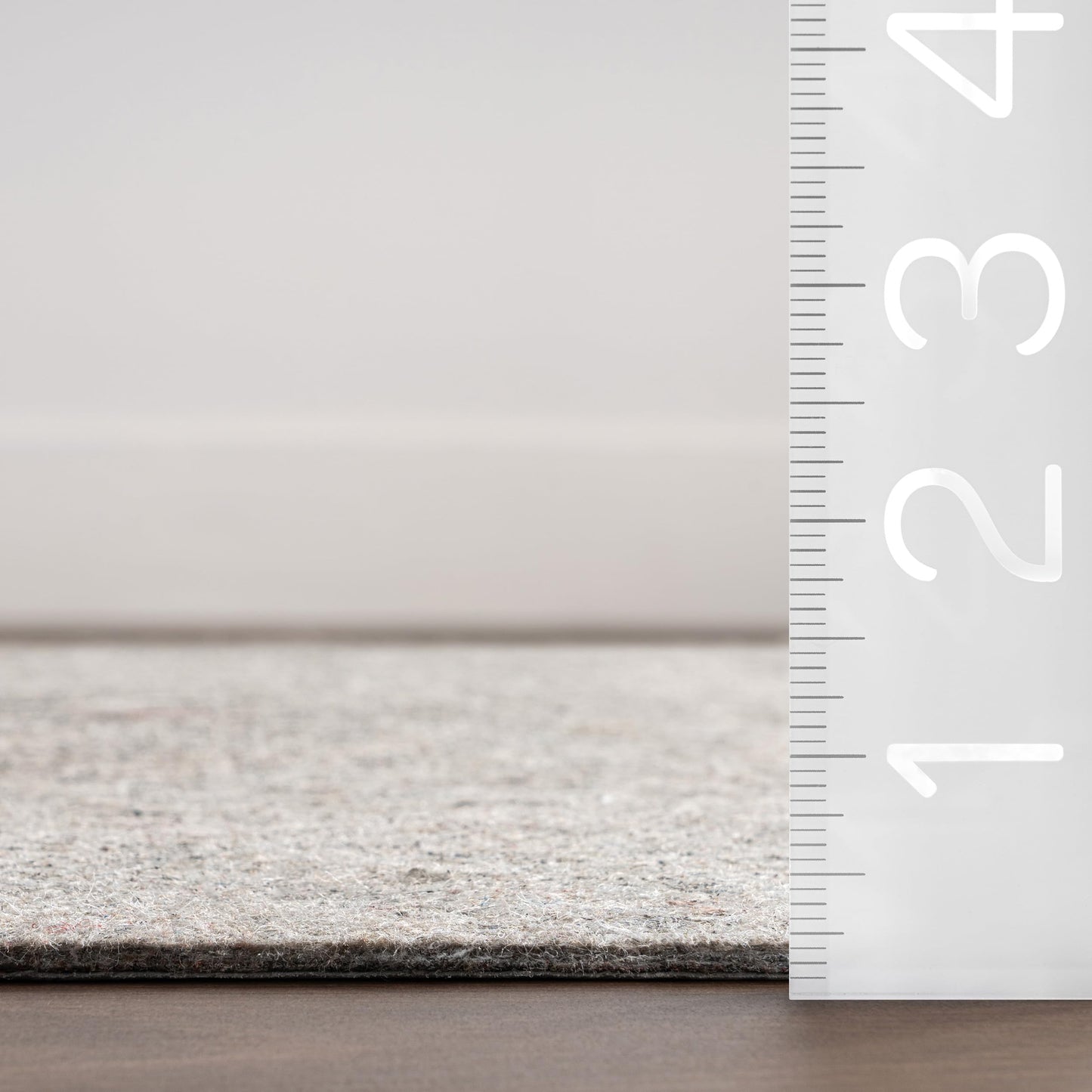 nuLOOM Gavin Oval 8' x 10' Rug Pad for Living Room Bedroom Dining Room Kitchen, Gavin Grey