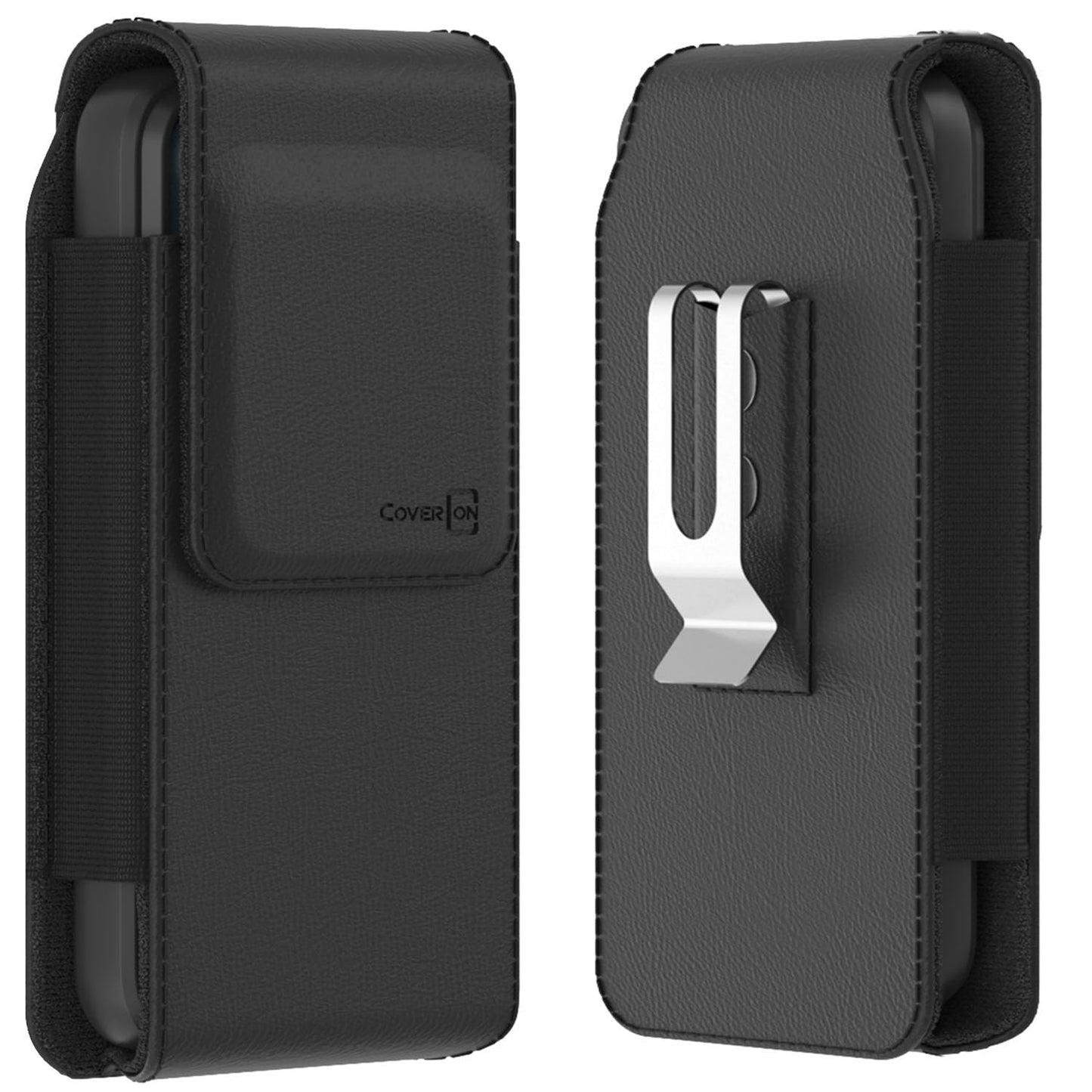 CoverON Holster for Samsung Galaxy A07 A17 A16 A06 A05 A05s A90 A80 A73 A72 A42 A32 A23 A22 A21 A21S A14 A13 A12 A03S Phone Case Belt Clip Magnetic Vertical Leather Pouch (Fit Otterbox or any Case on)