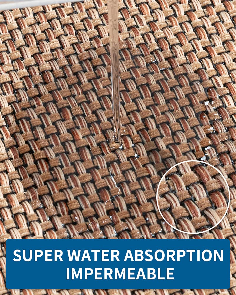 MontVoo Kitchen Rugs and Mats Non Skid Washable, Absorbent Runner Rugs for Kitchen, Front of Sink, Kitchen Mats for Floor (Beige, 20"x32")