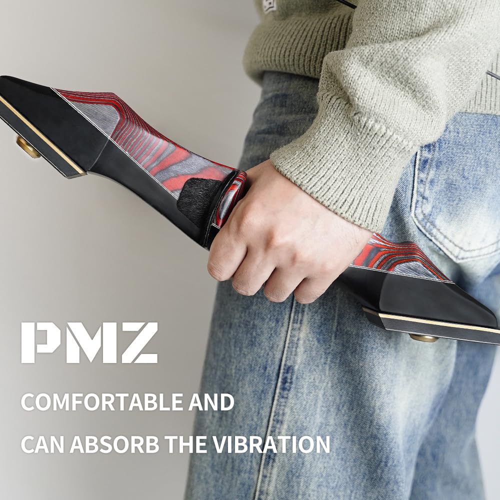 PMZ Recurve Bow and Arrow Set, Newset Professional Aldults Archery Hunting Bow Kit, 60'' Wooden Takedown Bow, for Youth Beginners to Advanced Outdoor Practice & Hunting, Right Hand, 25 lbs