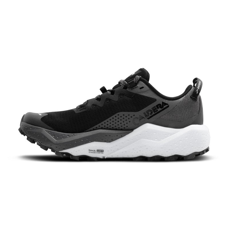 Brooks Men’s Caldera 8 Ultra Trail Running Shoe - Black/Blackened Pearl/White - 15 Medium