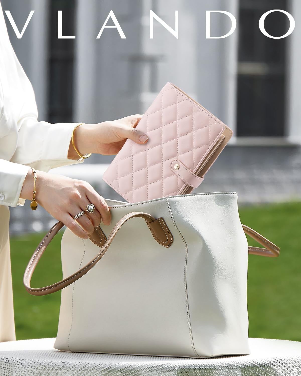 VLANDO Travel Jewelry Case,Jewelry Organizer Box with Clear Zipper Velvet Jewelry Pouch Bag, PU Leather Jewelry Case,Gift for Women-Pink