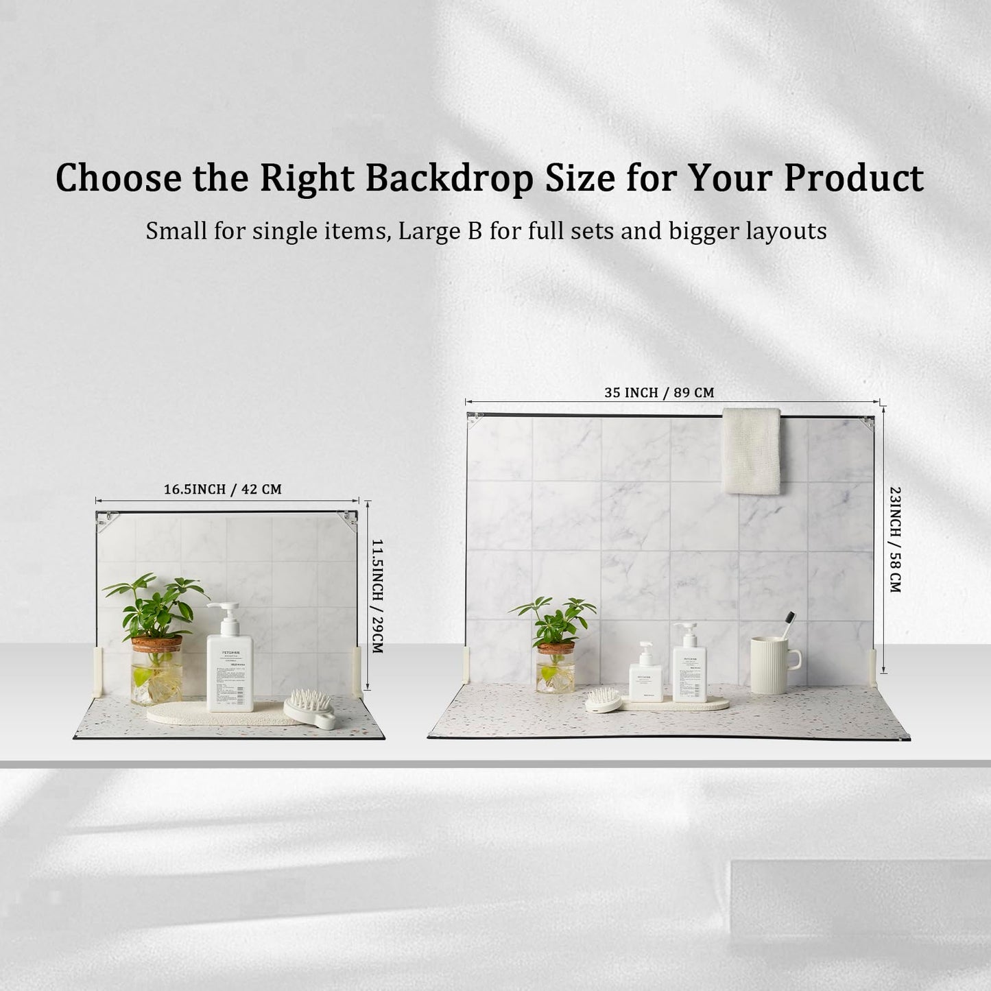 Product Photography Backdrops, 23x35 10Pcs 20 Patterns Double-Sided Photo Backdrop Boards, Flat Lay Background for Food, Jewelry, Cosmetics & Content Creation, MDAOCRY