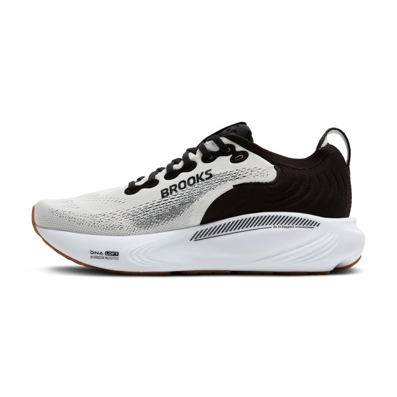 Brooks Women’s Adrenaline GTS 25 Supportive Running & Walking Shoe - White/Black/White - 12 Wide