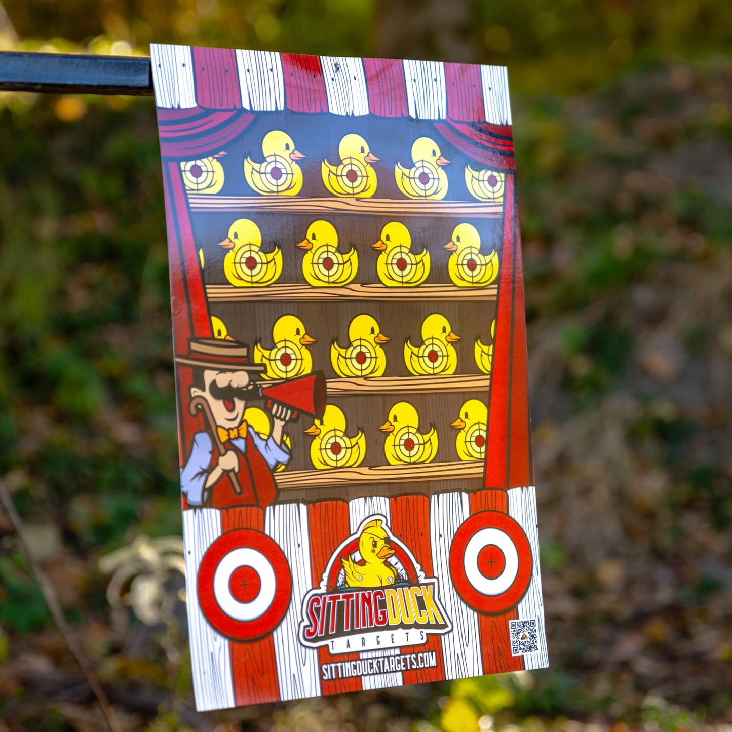 Duck Shooting Gallery | 12x18 Inch Premium Paper Targets | Sitting Duck Targets (10 Targets)