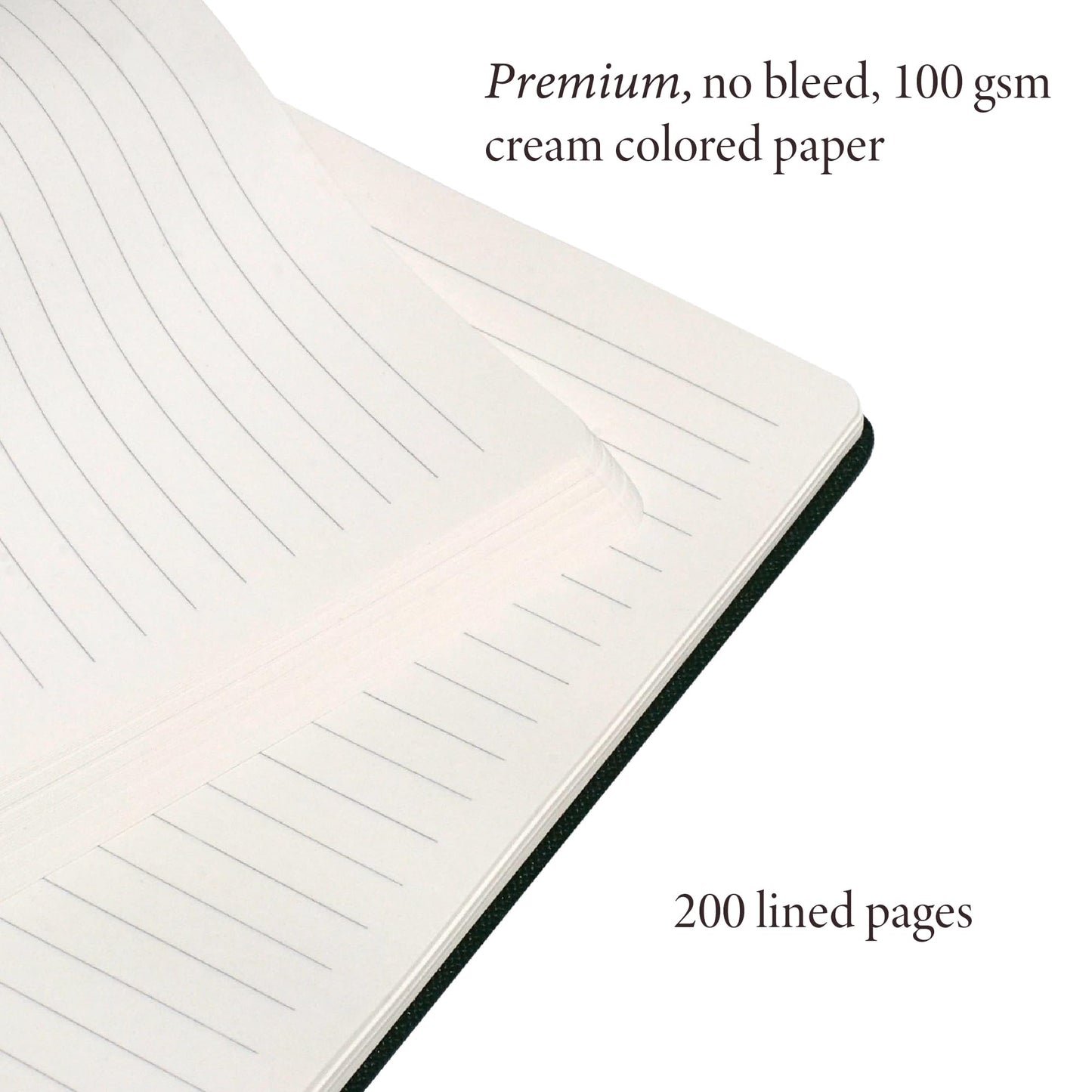ANECDOTE. Lined Journal Notebook, 192 Pages, A5 size: 8.3" x 5.4", Thick 100 GSM Paper, Ruled, Hardcover. Journal for Women and Men, Perfect Notebook for School, Work and Travel (Mustard)