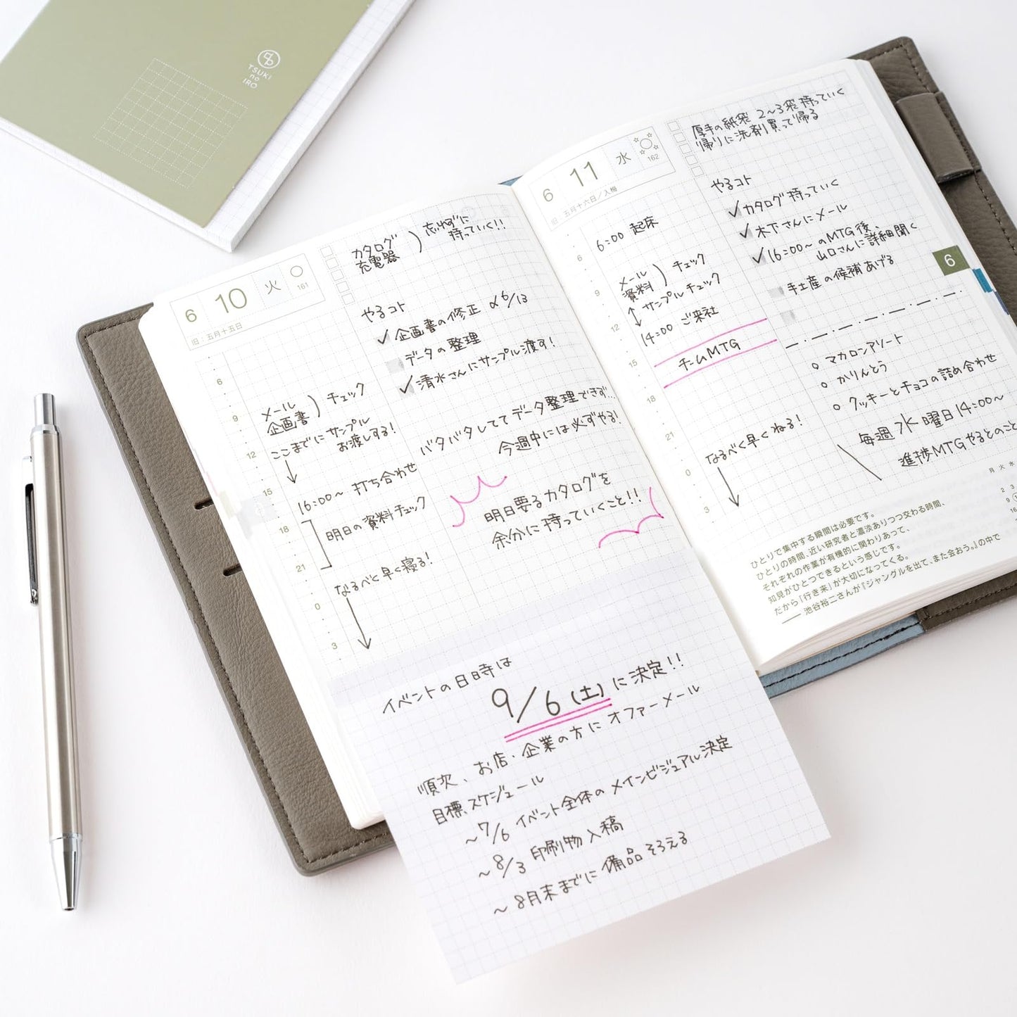 Hobonichi Techo Accessories – TSUKI no IRO: Add-on Sticky Notes